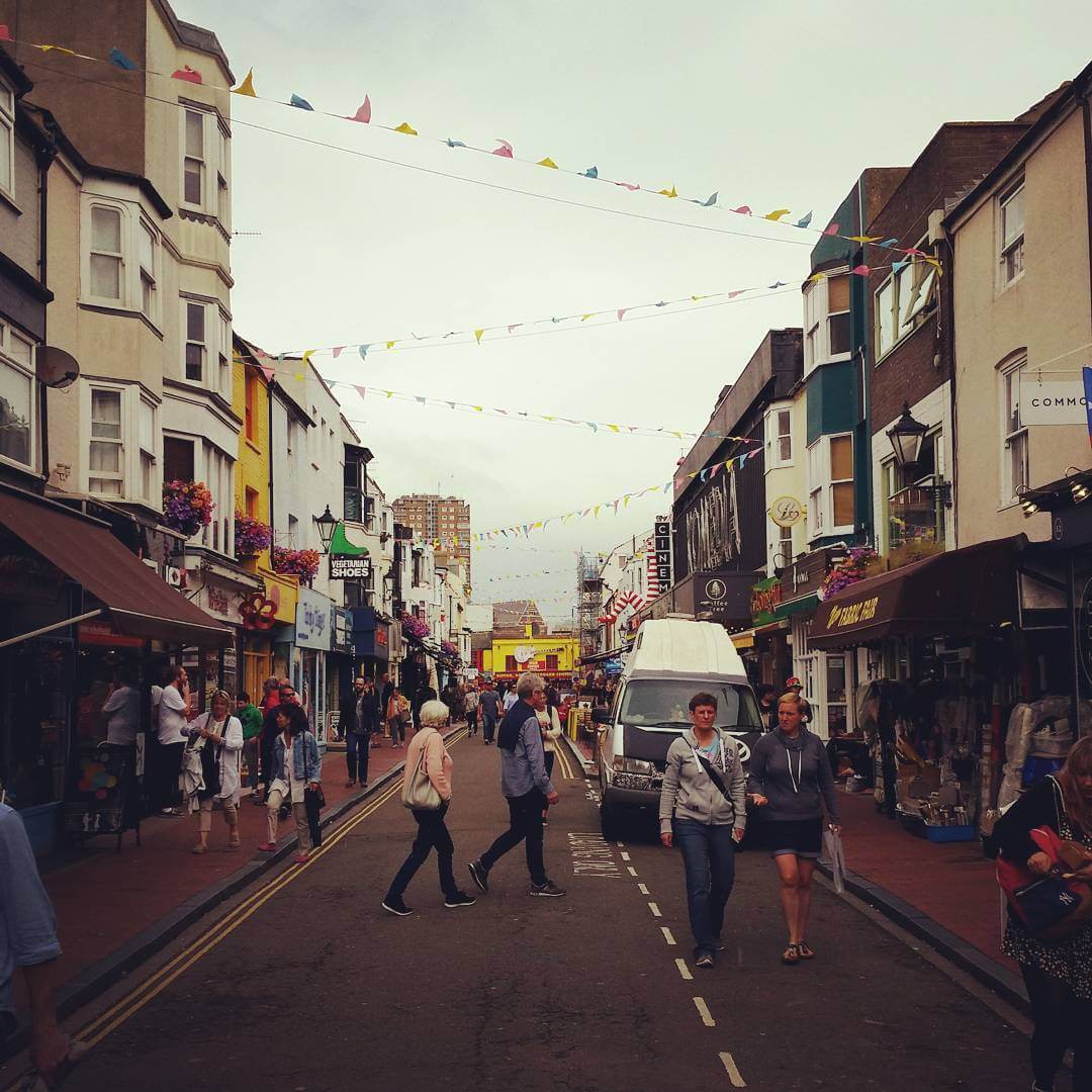 Working out and about in the North Laine today! Even great when it’s gloomy